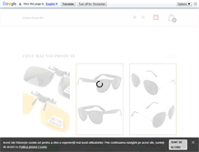 Tablet Screenshot of ochelari-pinhole.ro